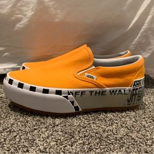 off white orange vans